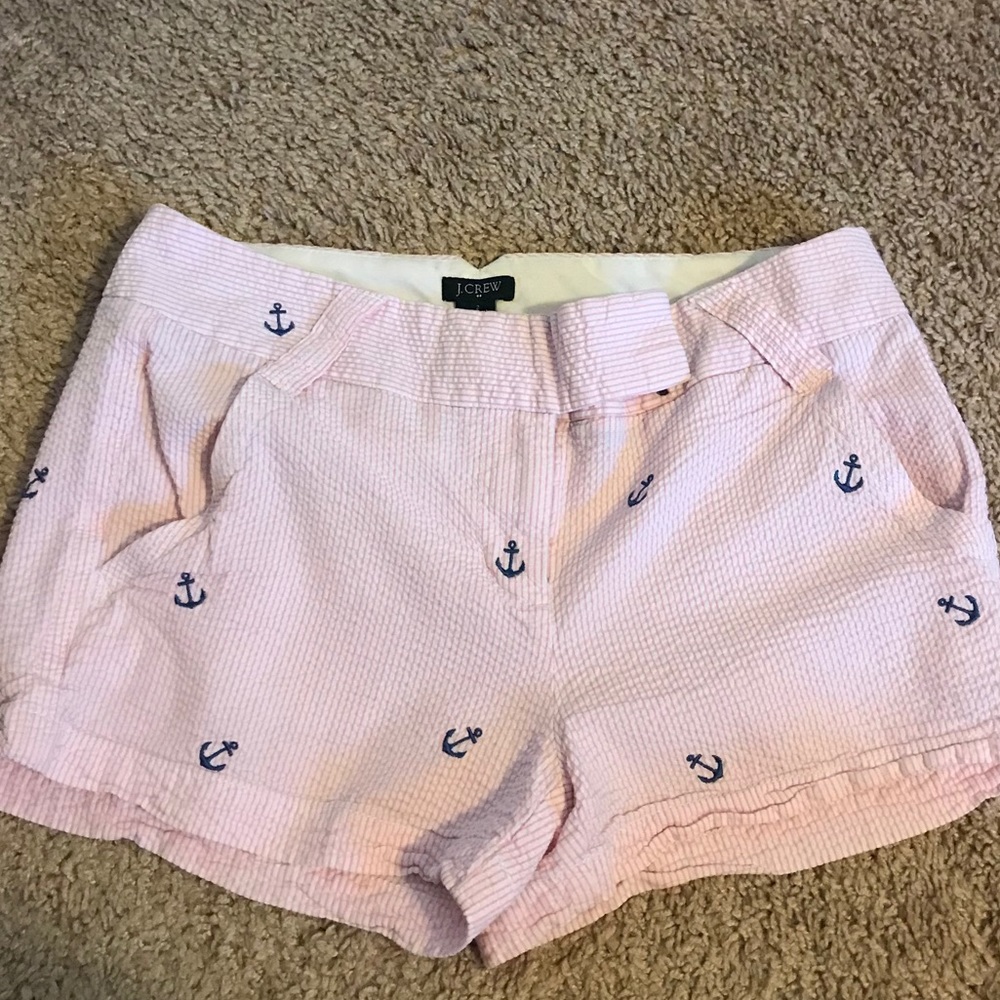 JCrew Seersucker Shorts